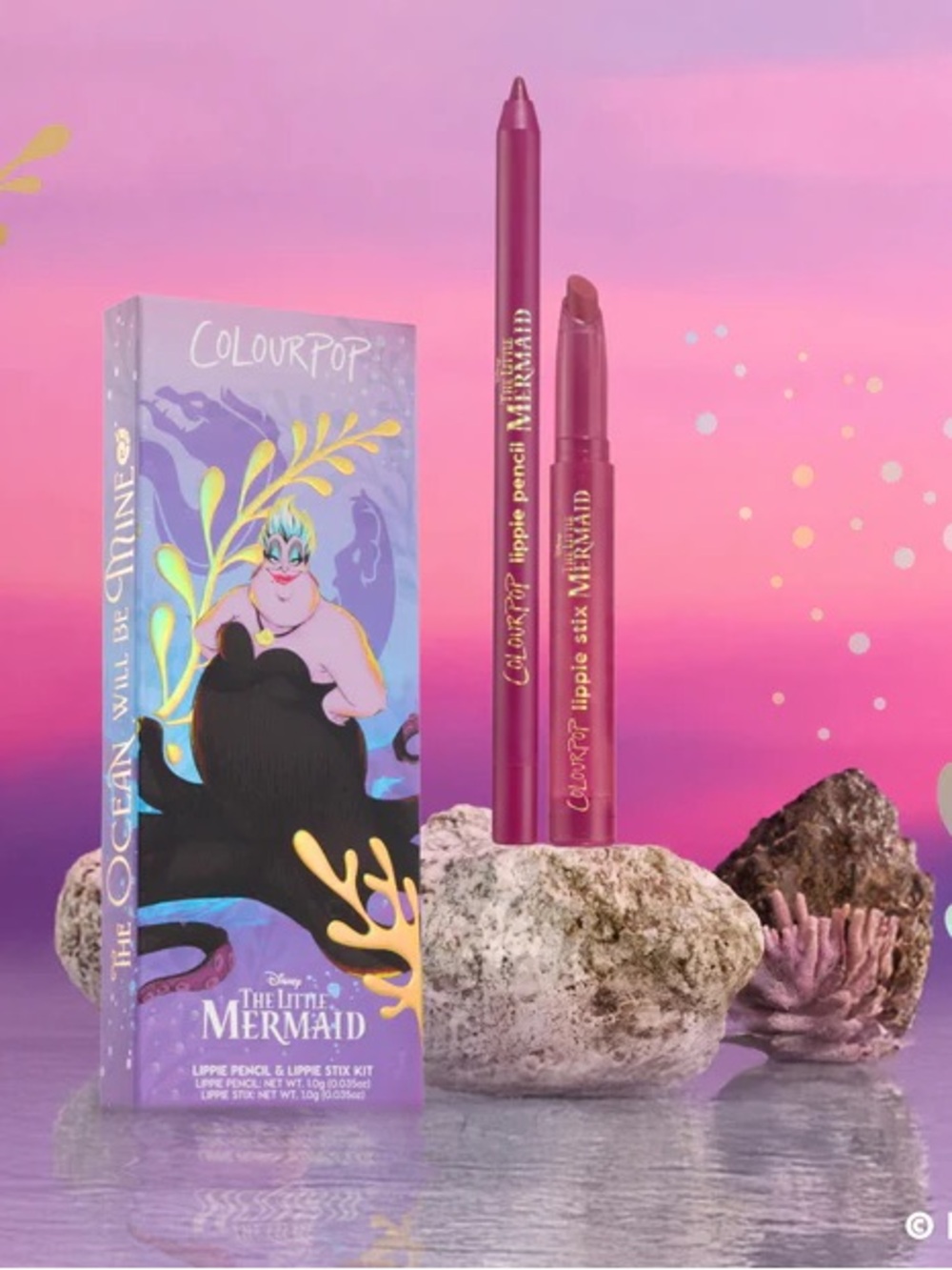 ColourPop x Disney The Little Mermaid collection lip kits (New) - Picture 3 of 5